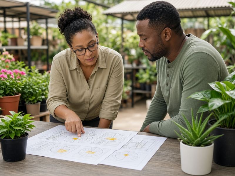 Garden consult at Crystal Anchor Studio